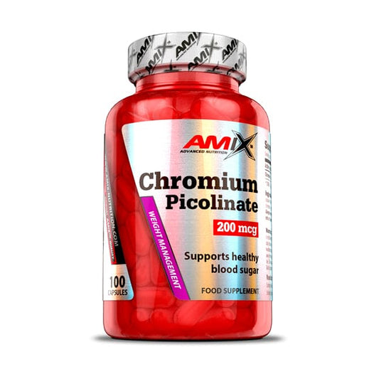 Amix Chromium Picolinate 200 Mcg 100 Cápsulas